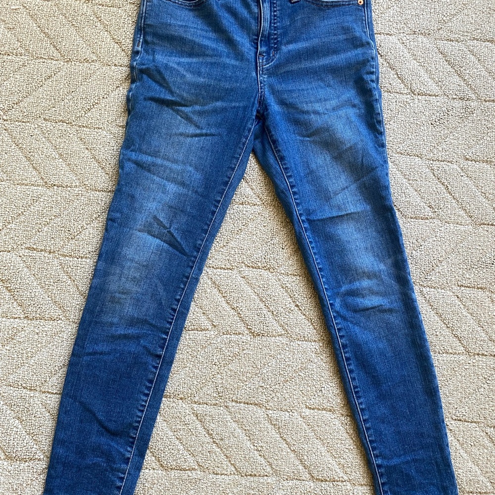 Madewell Women's Skinny Jeans in Deep Blue